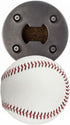 Stainless Steel Baseball Bottle Opener, Beer Bottle Opener Made from Real Baseball's Leather, Magnetic Bottle Opener & Cap Catcher - Cool Gadget for Teens, Present for Men & Main Beer Accessory