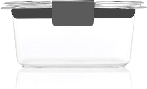 Rubbermaid Brilliance Leak-Proof Food Storage Containers with Airtight Lids, Set of 5 (10 Pieces Total) |BPA-Free & Stain Resistant Plastic
