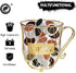 Golden K Cup Holder, 50 Coffee Pod Holder, Large Capacity Kcups Pod Organizer for Coffee Bar Decor, Coffee Pod Storage Basket Accessories for Counter, Table