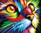 DIY Oil Painting Newsight Paintworks Paint by Number for Kids and Adults (16" x 20"Color Cat)