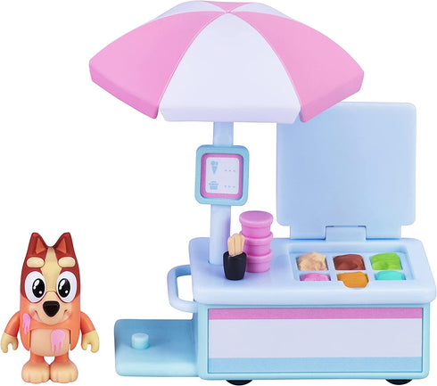 Bluey Ice Cream Cart - Vehicle and 2.5-3" Bingo Figure Pack