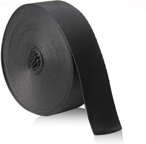 JIAKAI Nylon Heavy Duty Webbing Strap?Polypropylene Heavy Straps for Bags, Hammocks, Outdoor Climbing and DIY Making Luggage Strap, Pet Collar, Backpack Repairing