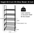 Shoe Rack Sturdy Metal Shoe Rack Organizer for Entryway, Multifunctional Space Saving Shelf Organizer for Home Storage (5 Tier)