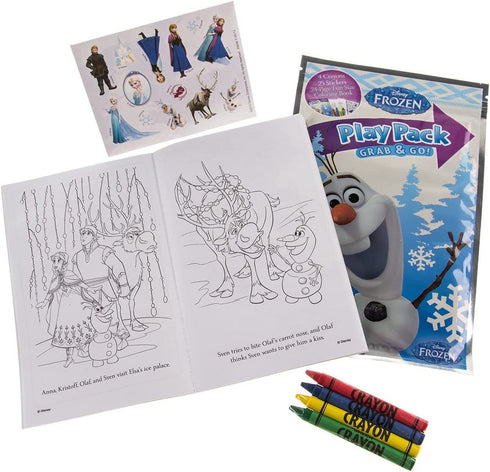 Bendon Set of 15 Kids Frozen Play Fun Party Favors Packs Coloring Book Crayons Stickers