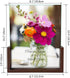RLAVBL 8x10 Picture Frame Set of 2, Rustic Glass Photo Frames with Base for Tabletop Display