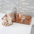 Monarch Abode Hand Hammered Tray Platter, 12 in x 6 in, Copper