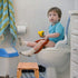 HOUCHICS Step Stool for Kids, WoodenStep Stool for Toddler Potty Training ,Wood Stool for Nursery Kitchen Toilet, Sturdy 210 lbs Capability, with Safety Non-Slip Pad,Children&Adults (Wooden)
