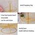 3 Tier Fruit Bowl Fruit Basket Countertop Metal Fruit Stand Holder Detachable and Hangable for Fruits Snacks Vegetables