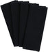 Homaxy 100% Cotton Waffle Weave Kitchen Dish Towels, Ultra Soft Absorbent Quick Drying Cleaning Towel, 13x28 Inches, 4-Pack, Black