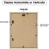 12x16 Black Wood Frame - 13 Opening White Mat - Displays One 5x7 Photo and Twelve 2.5x3.5 Pictures - Collage Frame - Real Glass, Sawtooth Hangers, Swivel Tabs - Wall Mounting, Landscape, Portrait