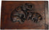 Design by UnseenThailand Vintage Thai Teak Wood Box with Elephants 100% Handmade (Wooden Elephant)