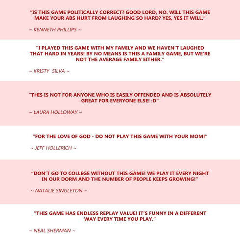WTF Did You Say A Party Game Against All Dignity and Morality Full Game, XL Set of 594 Cards