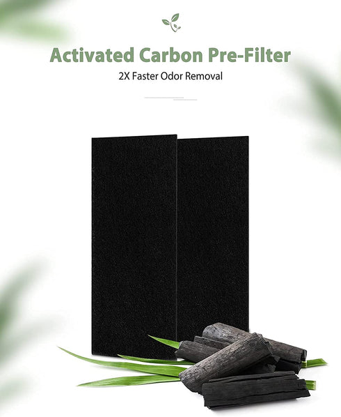 Future Way Upgraded 2 HEPA + 8 Carbon Filter Set Compatible with Hamilton Beach 04383, 04384, 04385 Air Purifier, Part# 990051000