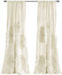Lush Decor, Ivory Serena Window Panel for Living, Dining Room, Bedroom (Single Curtain), 84 x 54 L