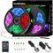 50ft Bluetooth LED Light Strip RGB Color Changing with Phone APP, Music Sync LED Strip Lights with Remote, LED Lights for Bedroom, Kitchen, TV, Party
