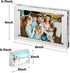 6x4 Inches Acrylic Picture Frames - 3 Pack,Desktop Frameless Photo Frames with Magnetic & Double Sided Transparent for Party/Graduation/Family/Travel Photo Souvenirs (Included 3x2 Photo Frames)