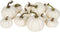 One Holiday Way 4.5-Inch Artificial White Pumpkins Wedding Decor Halloween Fall Table Decoration, 12 Piece Set - Autumn Harvest Rustic Country Farmhouse Decorative Tabletop Accents