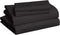 Amazon Basics Lightweight Super Soft Easy Care Microfiber Bed Sheet Set with 14" Deep Pockets - Queen, Black