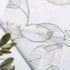 Topick Embroidered Sheer Curtains for Living Room Botanical Tile Sage Window Curtains Leaf Geometric Semi-Sheer Drapes for Bedroom Pole Top 2 Panels 63 inch