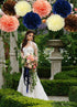Navy Peach Birthday Decorations Bridal Shower Decorations Qian's Party Navy Peach Weddings/Navy Peach Party Decorations/Hen Party Bachelorette Party Decorations
