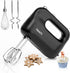 Hand Mixer Electric, PANTI Kitchen Handheld Small Mixer with Beaters and Whisk, 5 Dishwasher-safe Accessories, 5 Speeds & Eject Button, Portable Mixers for Easy Whipping Dough, Cake and Cream, HM3002