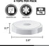 Masontops Tough Tops - Regular Mouth Mason Jar Lid - White - BPA-Free Plastic Screw Caps - Durable Reusable Jar Covers