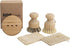 Zero Waste Dish Cleaning Starter Kit, Two Biodegradable Pot and Dish Brushes, Two Natural Loofah Sponges, Bamboo Soap Tray. Kitchen Set for Plates, Fruits, Vegetables, and Cast Iron Cookware