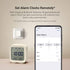 Qingping Smart Bluetooth Digital Alarm Clock with Multiple Alarms, Battery Operated Small Alarm Clock with Temperature and Humidity Display for Bedroom, Easy Settings Through app