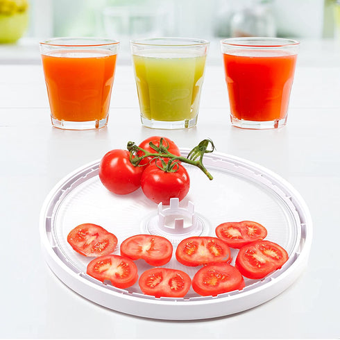 Fruit Roll Dehydrator Sheets Round Dehydrator Sheets White Fruit Roll Sheets for Fruit Roll Dried Fruit Leather Meat Beef Christmas Birthday Party Home Kitchen Bakery Use, 12.2 Inch (4)