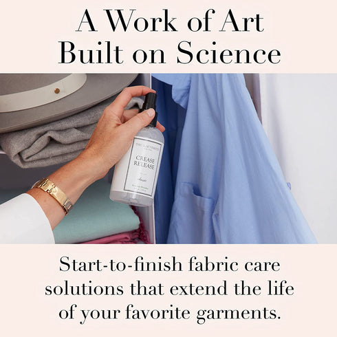 The Laundress - Crease Release, Classic Scented, Wrinkle Release Spray, Shirts, Suits, Curtains & More, Anti Wrinkle Spray for Clothes, Wrinkle Remover Spray, 8 fl oz