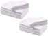 KAF Home Brushed Microfiber Pillow Cases Bulk Pack | Set of 12 Standard Queen Sized Pillow Cases | White | Perfect to Control Allergies and Insure Sound, Luxurious Sleep