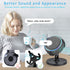 ?Echo Dot Stand‘ Table Holder for Echo Dot 3rd Generation, 360° Adjustable Stand Bracket Mount, Space-Saving Dot Accessories, No Muffled Sound Original Outlet Hanger for Smart Home Speaker