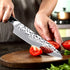 Chef Knife, 8 inch Kitchen Knife Sharp Knifes High Carbon Steel Chopping Knife with Sheath, Pro Chef's Knifes for Meat Cutting with G10 Full Tang Handle and Gift Box