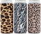 Party Girl Kim Slim Can Coolers - Neoprene Insulated Slim Can Cooler for Tall Skinny 12oz Cans Like White Claw, Truly, Hard Seltzers and Red Bull - 3 Pack Animal Print