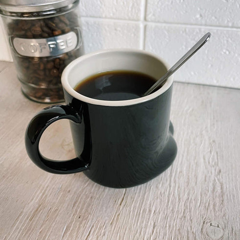 Black Paw Shaped Coffee Mug