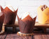 Tulip Cupcake Liners 300 Pack Medium Baking Cups Muffin Wrappers Perfect for Birthday Parties, Weddings, Baby Showers, Bakeries, Catering, Restaurants (Brown)