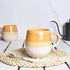 Bosmarlin Large Ceramic Coffee Mug Set of 2, 17 Oz, Big Tea Cup for Office and Home, Dishwasher and Microwave Safe (Melon Yellow, 2)