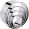 Cookie Cutter Set, 4 Pc. Kit, Measuring 2'', 3'', 4'' and 5'', Round Metal Baking Rings for Pastry, Biscuits, and Dough Cutting, Heavy Duty and Reusable, Multiple Sizes