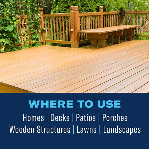 BioAdvanced Carpenter Ant and Termite Killer Plus, Insect Killer and Pesticide for Outdoors, 40-Ounce, Concentrate 700310A