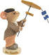 Enesco Tails with Heart Americana Benjamin Franklin Mouse Figurine, 2.99 Inch, Multicolor