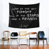 Kassmuly Lil Peep Star Shopping Lyrics Starry Background Decorative Wall Tapestry Bedroom Living Room Dorm Party Decor 60x51 In