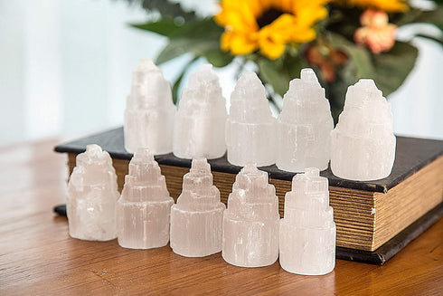 The Chrysalis Stone Selenite Skyscraper (1pc)
