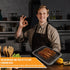 EaZy MealZ Bacon Rack & Tray Set | Specialty Tray and Grease Catcher | Even Cooking | Non-Stick | Healthy Cooking | Quality Material | Customized Cooking Experience (Medium, Gray)
