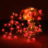 TURNMEON 2Pack 16.4Ft 40Led Valentines Day Decoration for Home Outdoor Valentines Lights Decoration, 8 Mode Heart Lights Valentines Day Decor String Lights Battery Operated for Home