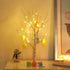 Vanthylit LED Easter Birch Tree Lights with Eggs Battery Powered Centerpiece Decoration Tabletop Tree Light for Home Wedding Holiday