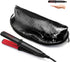 AXUF Mini Dual Deluxe Styler,Mini Flat Iron Add Straighten & Curls Hair Straightener, 3/4 Inch Travel Flat Iron for Short Hair, Curls Bangs
