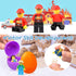 UMIKU 24PCS Easter Eggs + 24PCS Mini Community People Easter Egg Fillers Easter Basket Stuffers Plastic Surprise Eggs Easter Gifts Easter Party Favors for Kids Boys Girls Toddlers