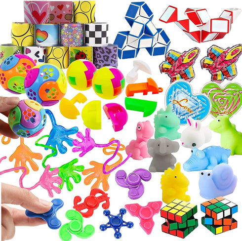 45 Pc Party Favors For Kids, Carnival Prizes Treasure Box Toys, School Classroom Rewards, Pinata Filler Goodie Bag Stuffers