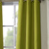 Duck River Textiles - Steyna Solid Faux Silk Textured Blackout Room Darkening Grommet Top Window Curtains Pair Panel Drapes for Bedroom, Living Room - Set of 2 Panels - 38 X 84 Inch - Pistachio