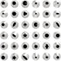 Kootek 42 Pieces Piping Bags and Tips Set Cake Decorating Supplies with 36 Numbered Icing Tips, 2 Silicone Pastry Bags, 2 Flower Nails, 2 Reusable Plastic Couplers Baking Frosting Tips and Bags Set